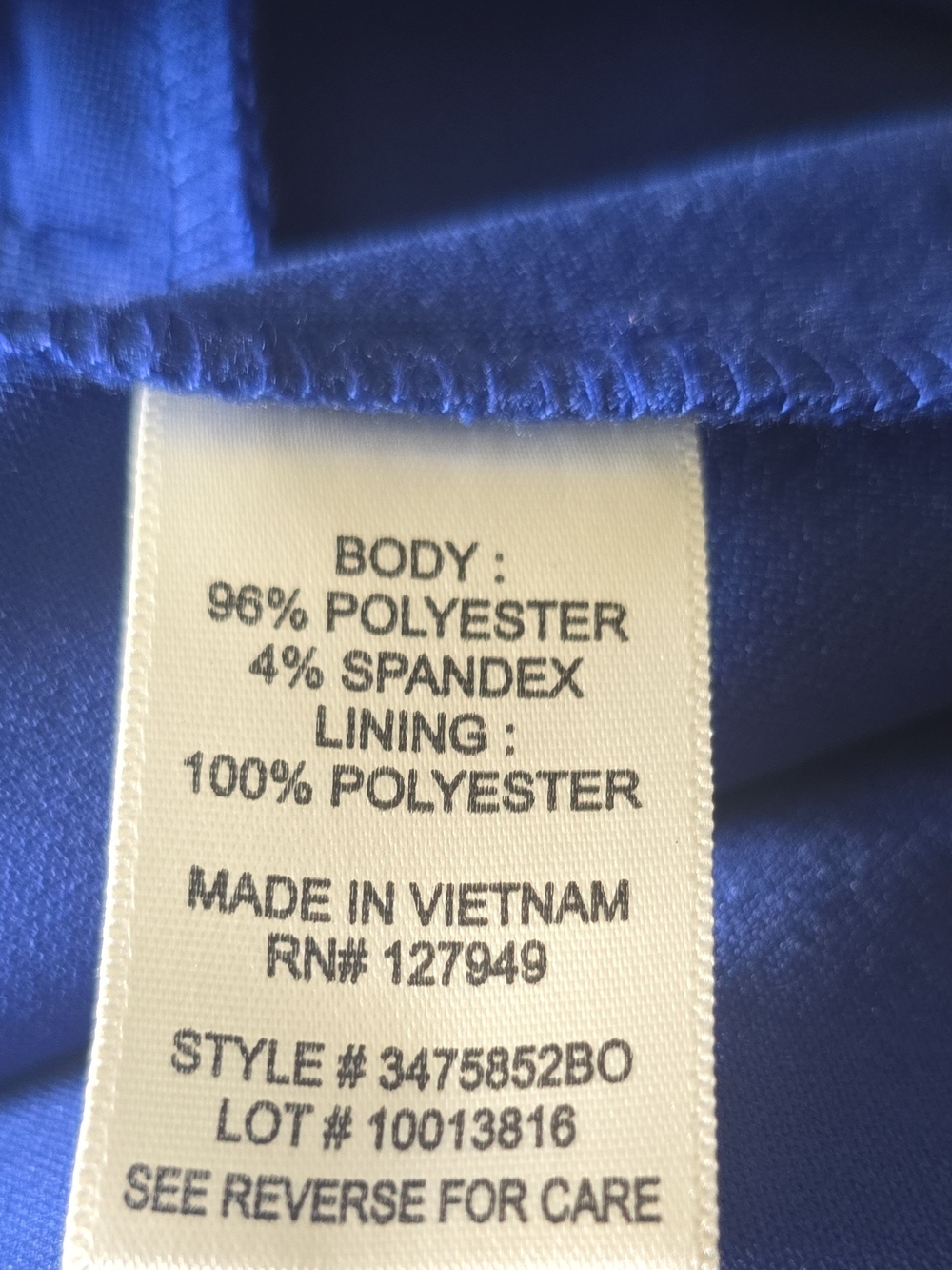 Women's Royal Blue Open-Front Blazer Jacket - Picture 2 of 5